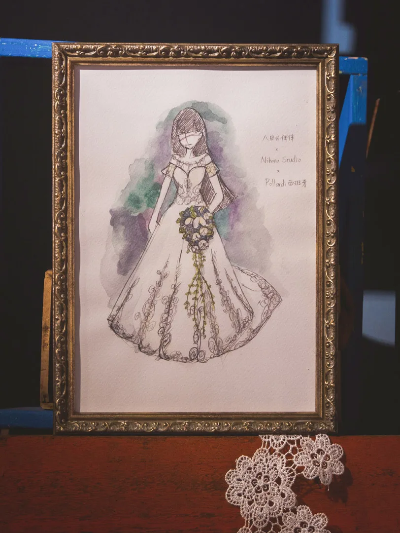 八田伴伴 X Nihana - 水滴捧花