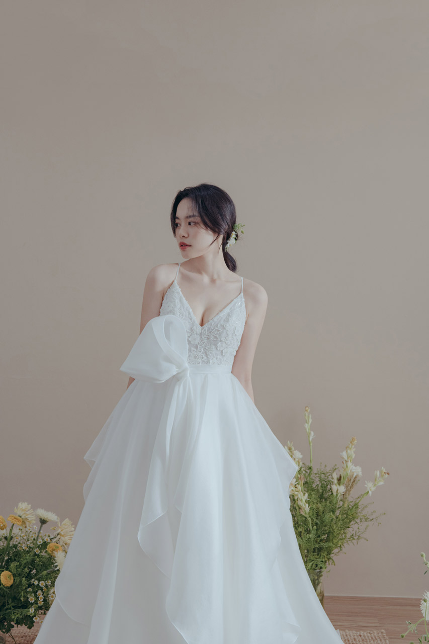 線上禮服 | Pollardi Collection | 西班牙手工婚紗 | A-V071