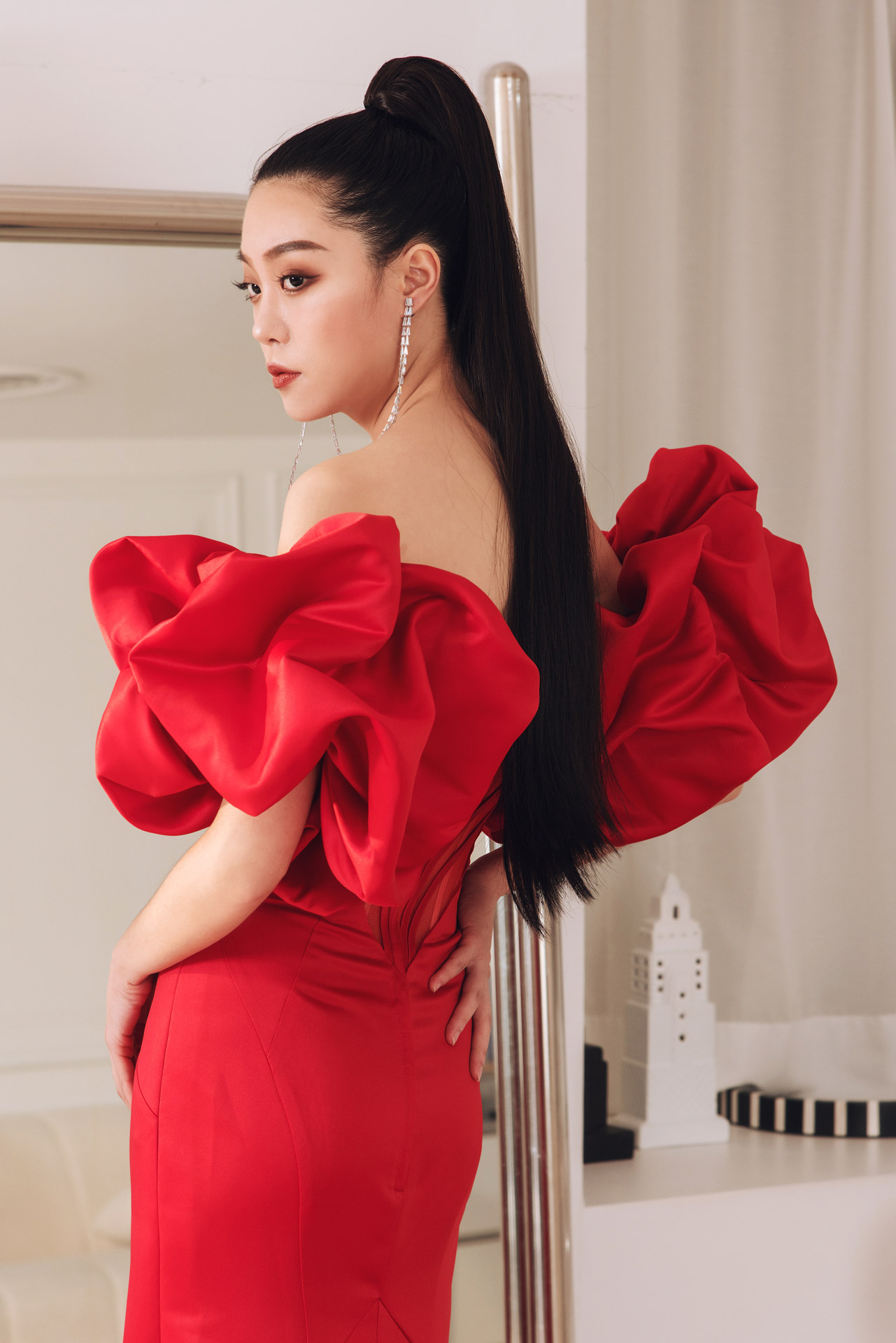 線上禮服 | Bride Collection | B-V084 | 攝影：田富生 Photography | 八田伴伴 手作禮服婚物所 - 台中婚紗工作室/單租禮服/自助婚紗攝影