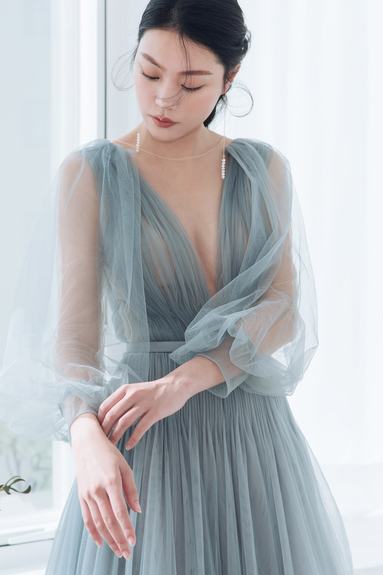 線上禮服 | Bride Collection | B-V076 | 攝影：田富生 Photography | 八田伴伴 手作禮服婚物所 - 台中婚紗工作室/單租禮服/自助婚紗攝影