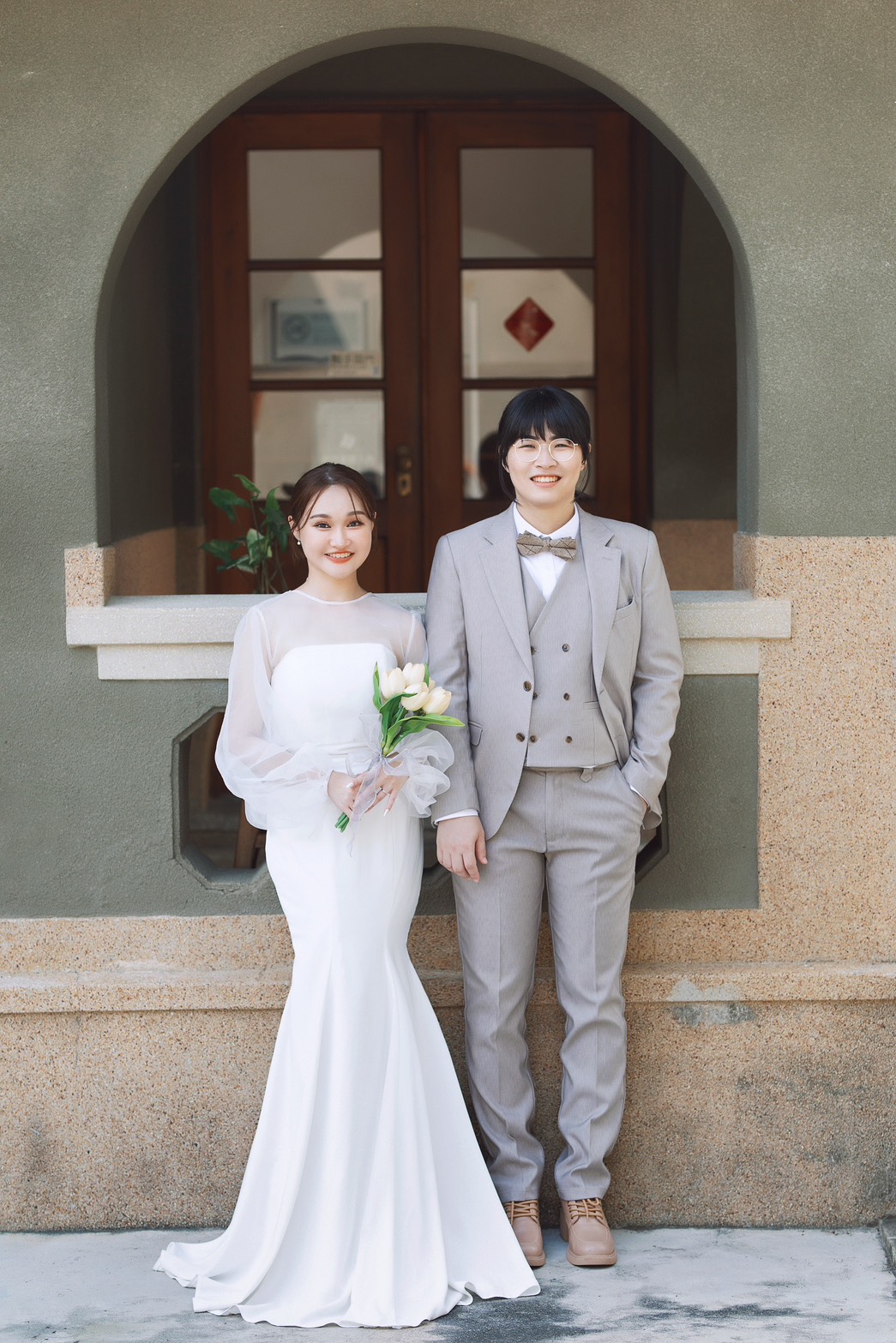 愛是自由模樣 | 跨越性別的婚紗約定 | 台南婚紗工作室 | 刷牙 Sho Co Photography