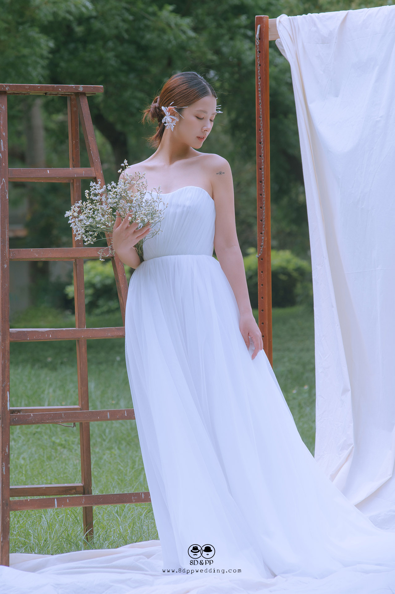 伴伴輕婚紗手作系列 | 五種穿搭婚紗 | 禮服租借 | 量身訂製 | 台中婚紗 | 八田伴伴 手作禮服婚物所