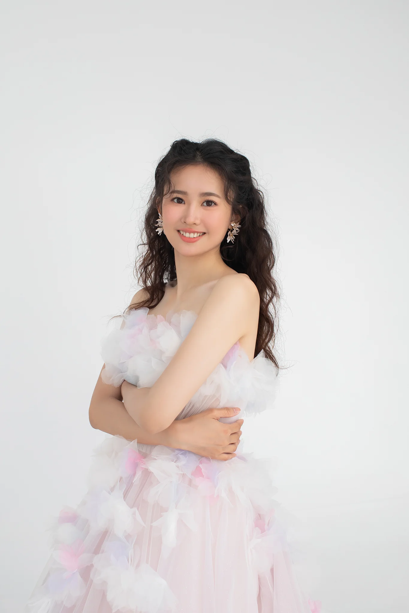 精品晚禮服 | 霧粉羽花手作禮服 | 禮服租借 | 量身訂製 | 台中婚紗 | 八田伴伴 手作禮服婚物所