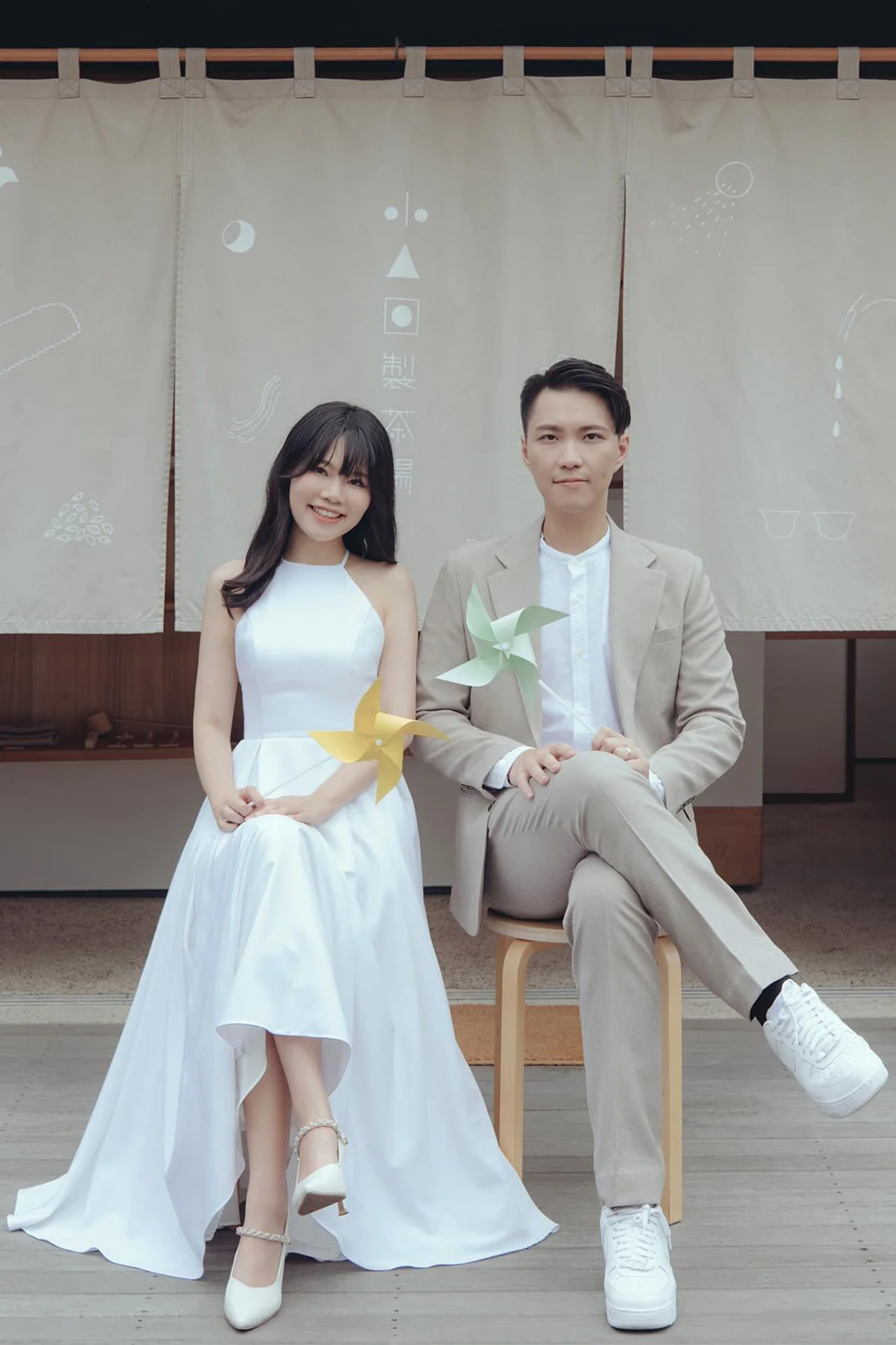 新人婚紗實穿拍攝 | 台中禮服租借 | 量身訂製婚紗 | 八田伴伴 手作禮服婚物所 新人婚紗實穿拍攝 | 蕭以姍 MOEI | 日本旅拍婚紗