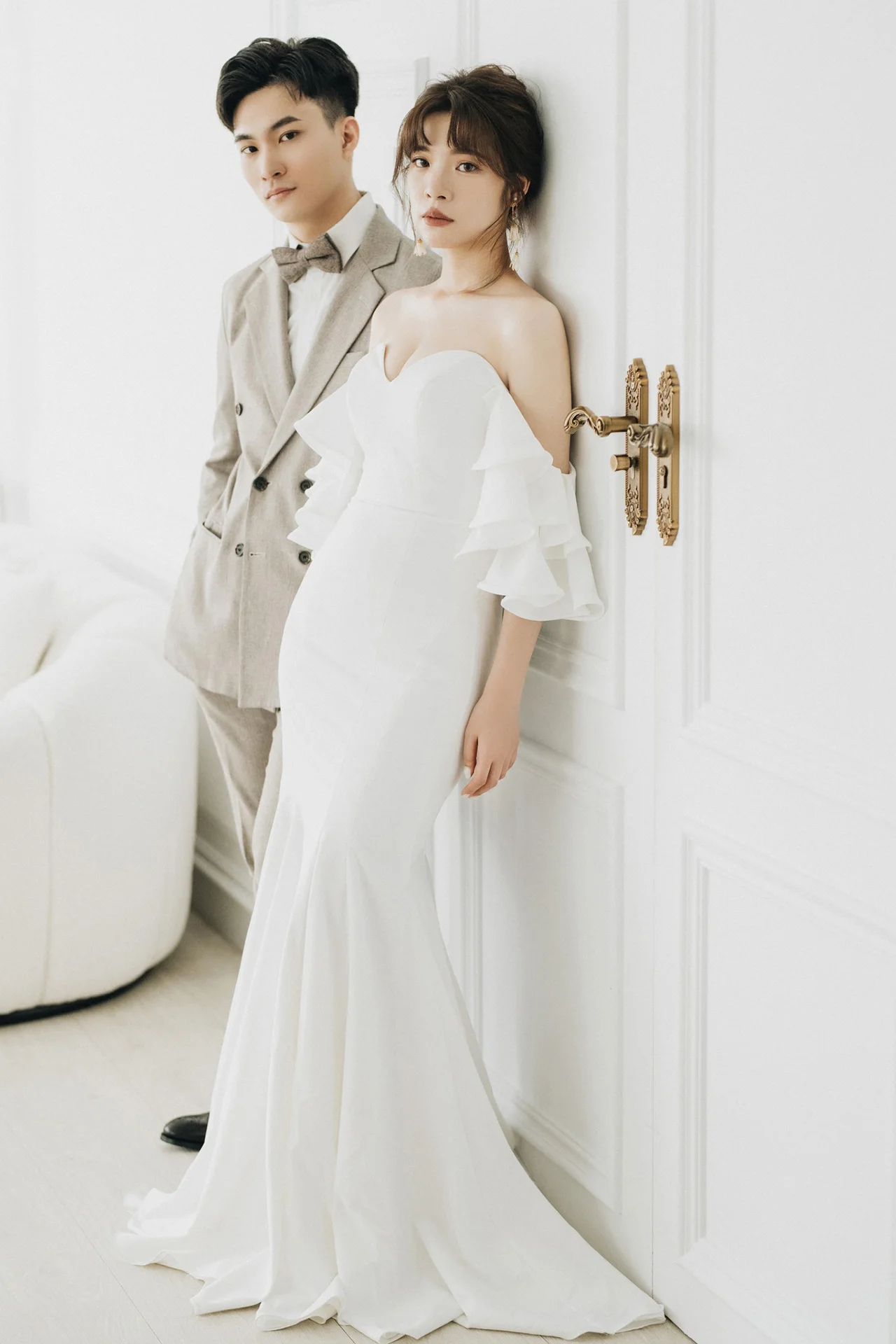 新人婚紗實穿拍攝 | 台中禮服租借 | 量身訂製婚紗 | 八田伴伴 手作禮服婚物所 新人婚紗實穿拍攝 | 蘇大柏 | 台中婚紗