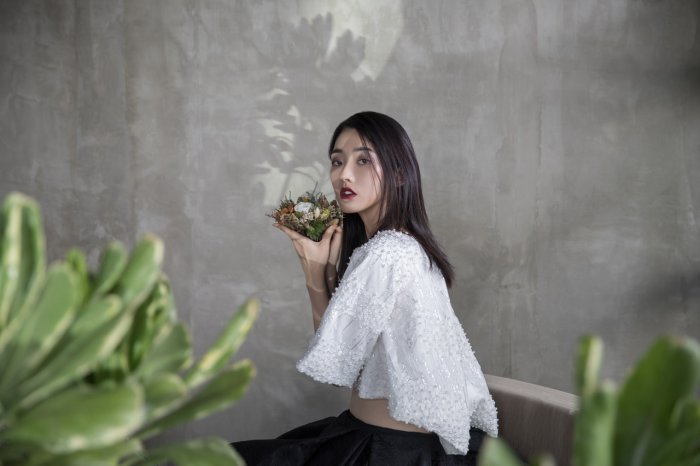 幸福商店 | Bridal Shop | B-P003 | 兩件式不規則前短後長托擺晚禮服